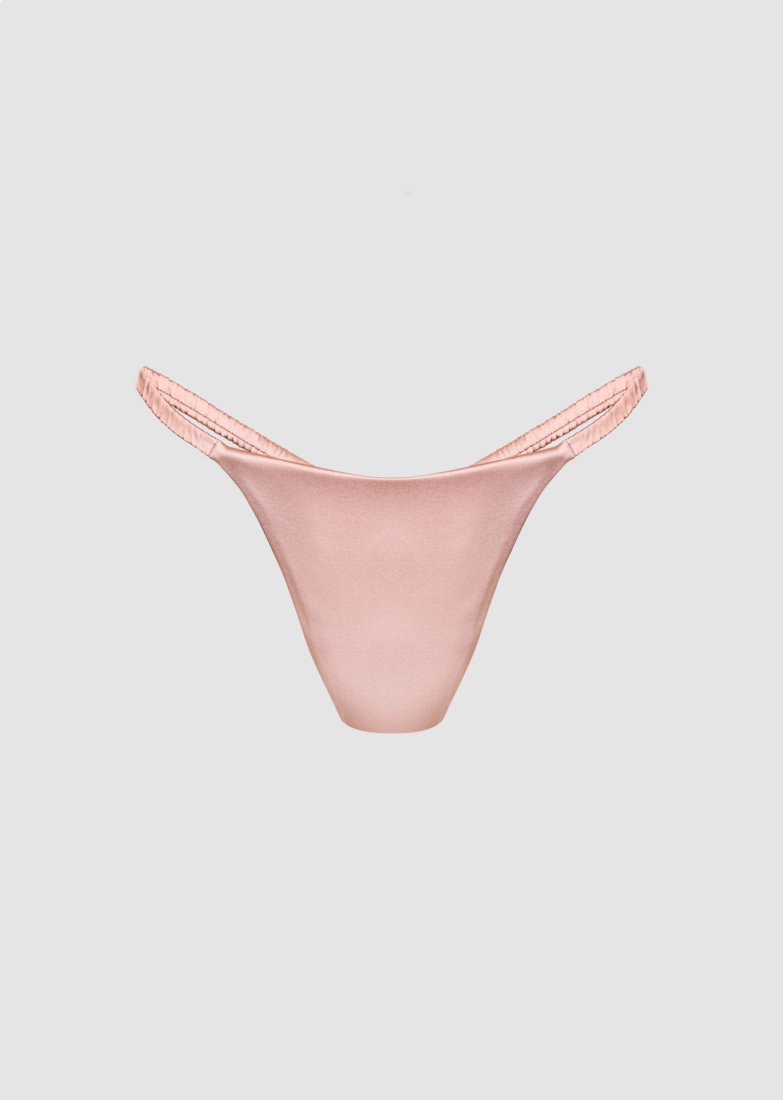 Athena Silk Thong Rosé – ZODIAQUE STUDIOS